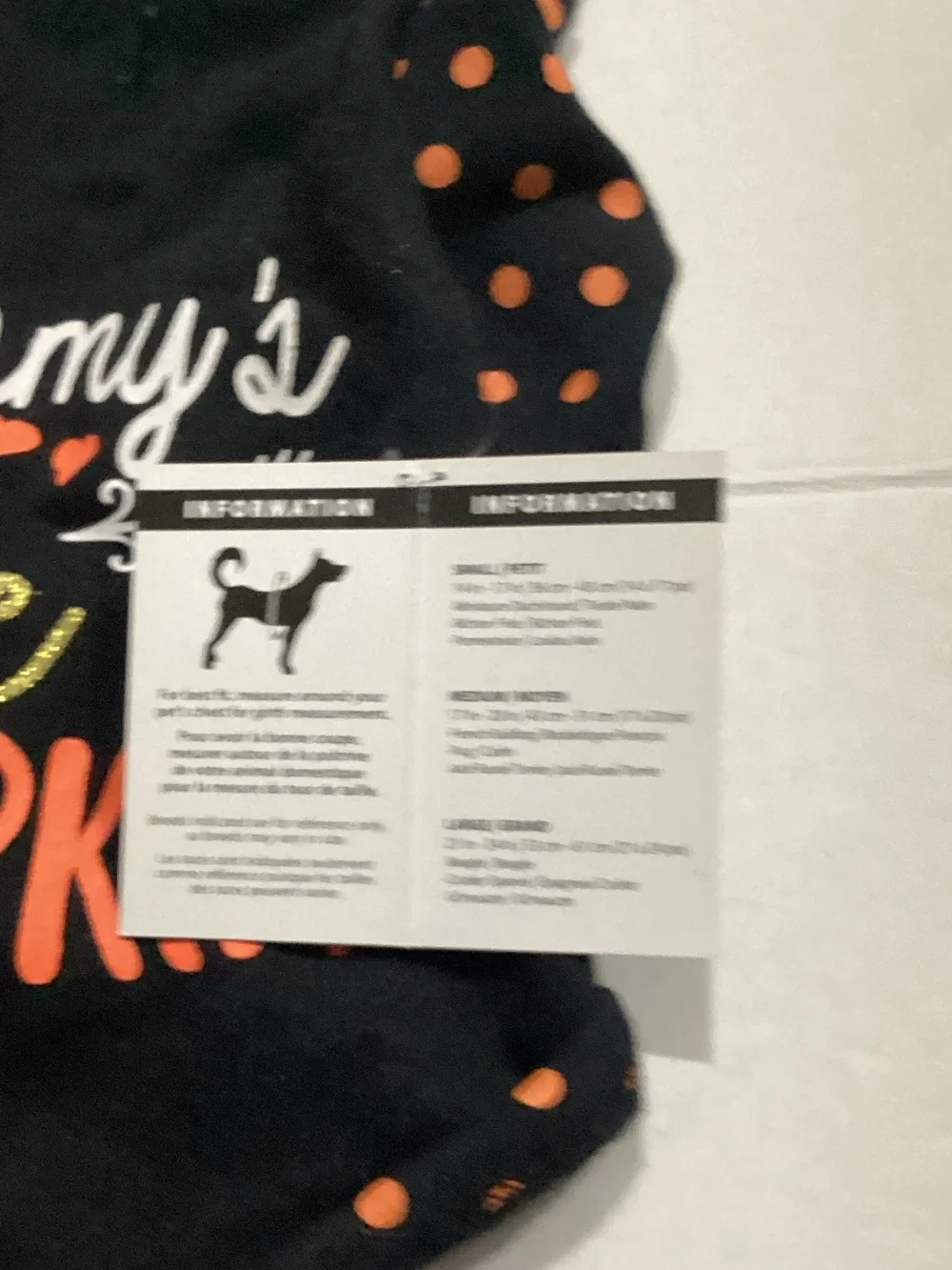party dog festive black